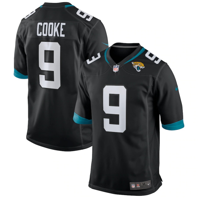 mens nike logan cooke black jacksonville jaguars game jersey